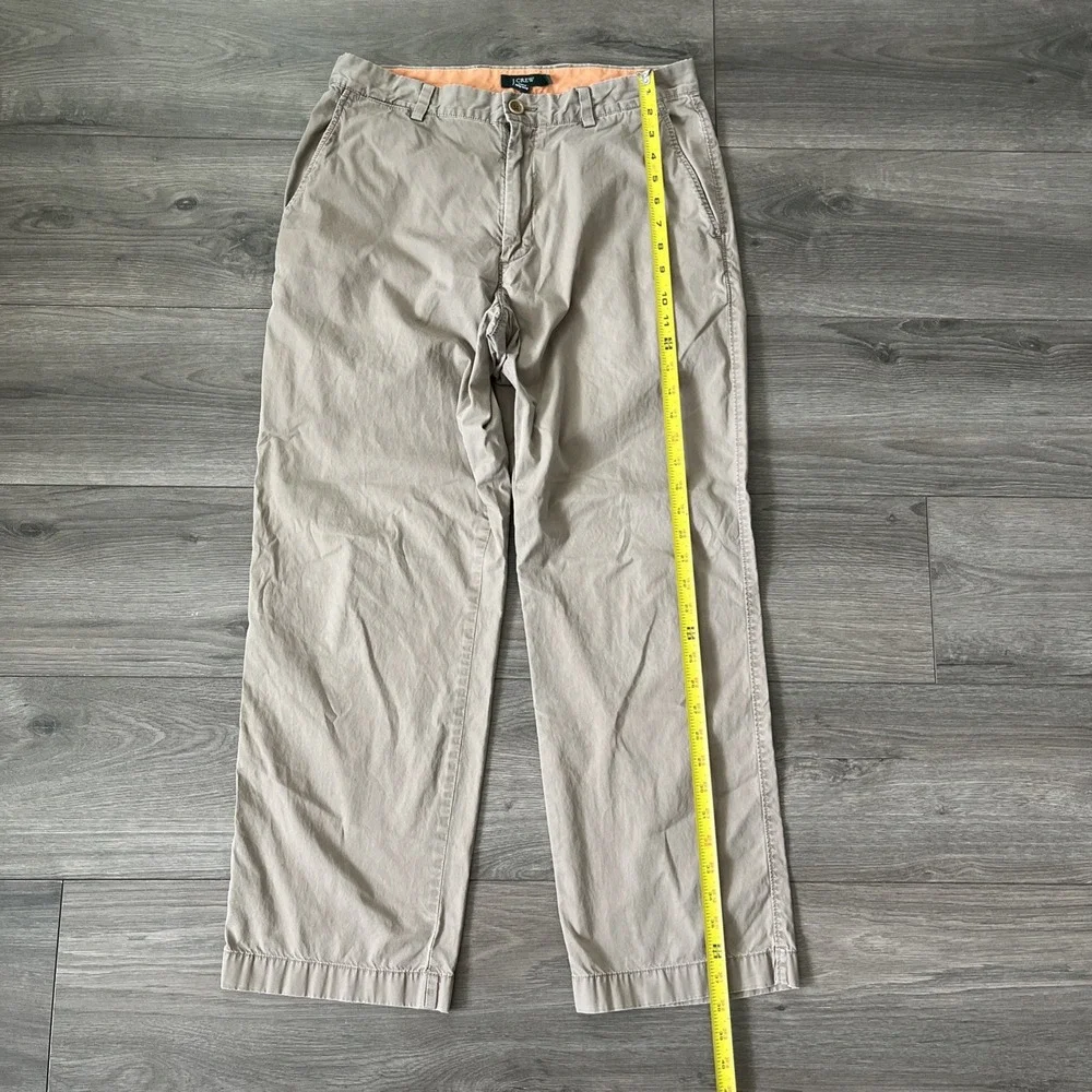 J CREW Chino Pants Mens 32x30 Khaki Beige